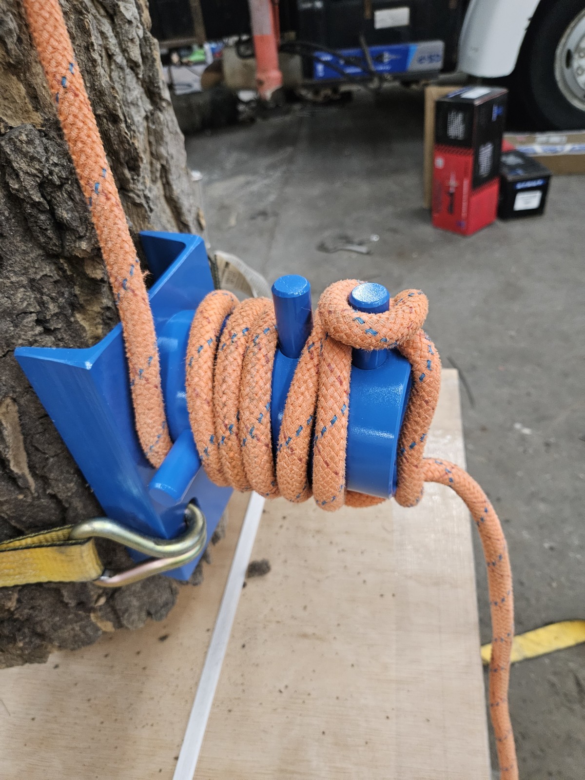 Lowering Bollard Portawrap Lowering Device Tree Rigging Rigging line control
