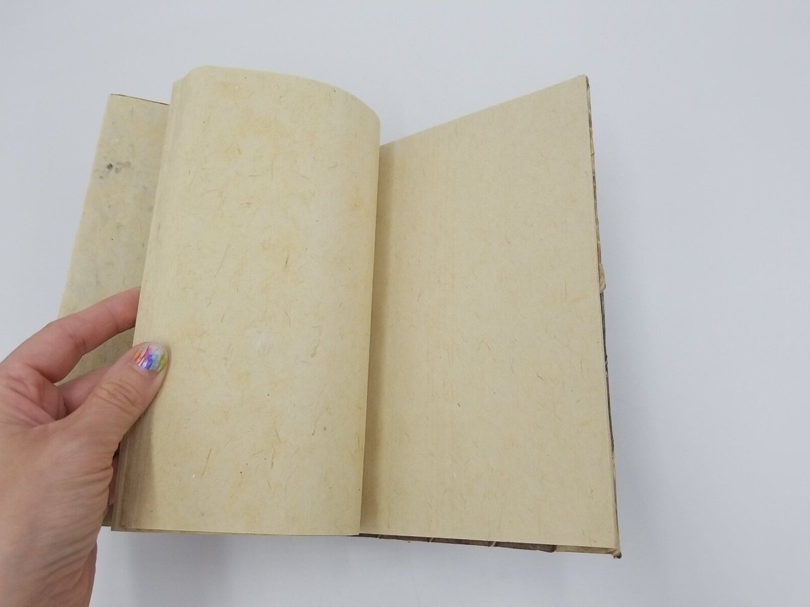 Natural Paper Leaves Cover w/Recycled Paper Notebook/Scrapbook Indonesia