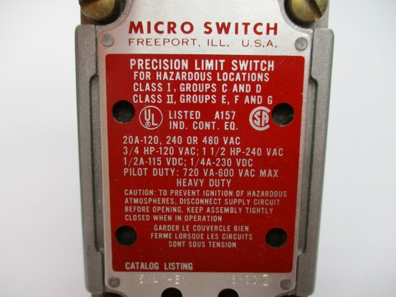 MICRO SWITCH 5ML1-E1 (GREY) 600VAC 20A NSMP