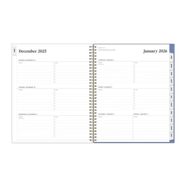 2026 Weekly/Monthly Planner 8.5"x11" Rhine