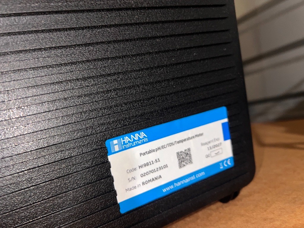 Hanna Instruments HI9811-51 meter with Case NEW EXP 11/2027