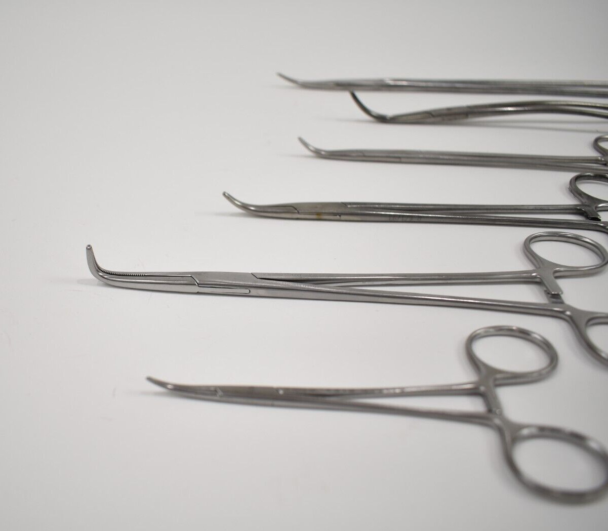 QTY 6: V. Mueller Surgical Medical Instruments Various Sized Forceps As Listed