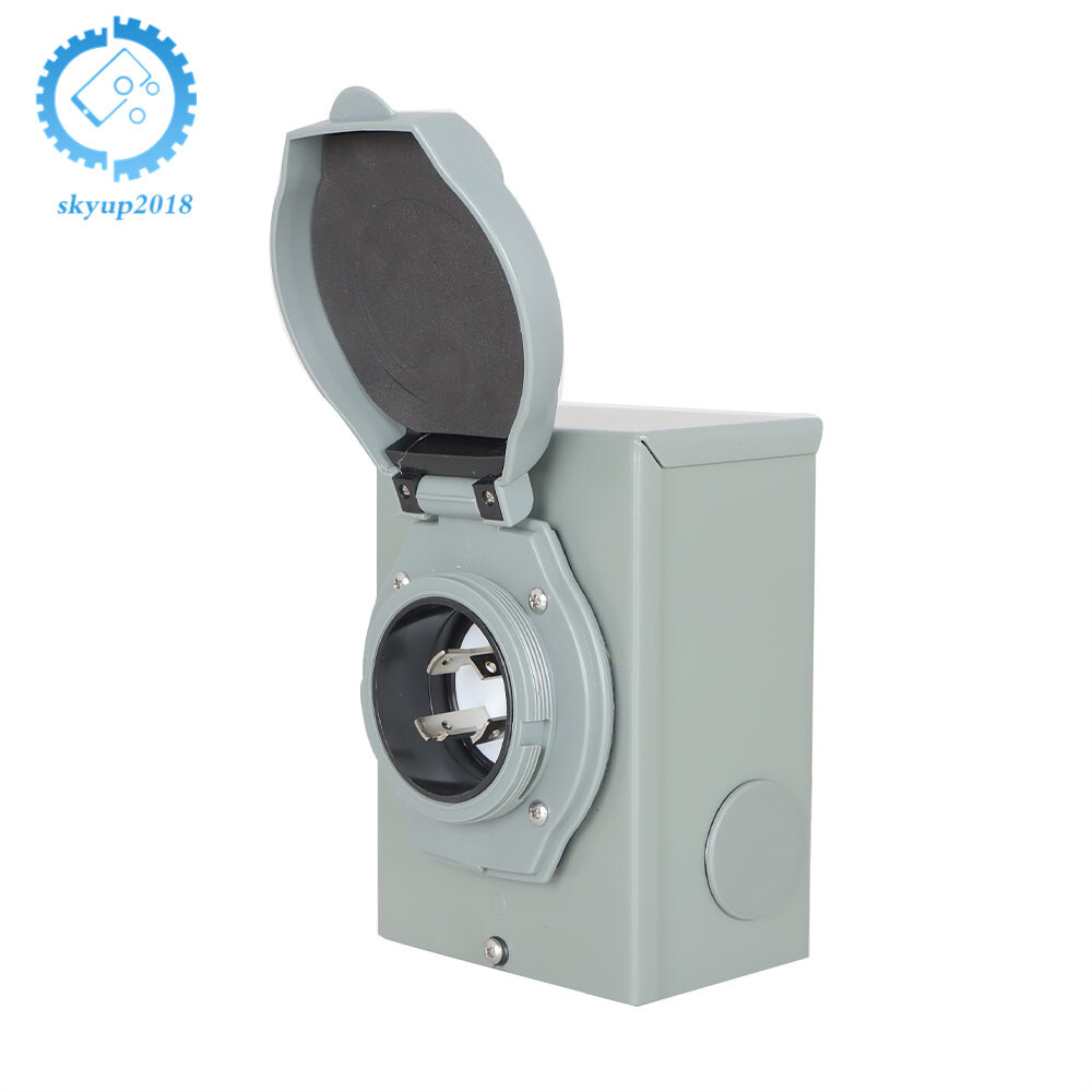 Generator Power Inlet Box 30 Amp Power Inlet Box L14-30P Weatherproof Receptacle