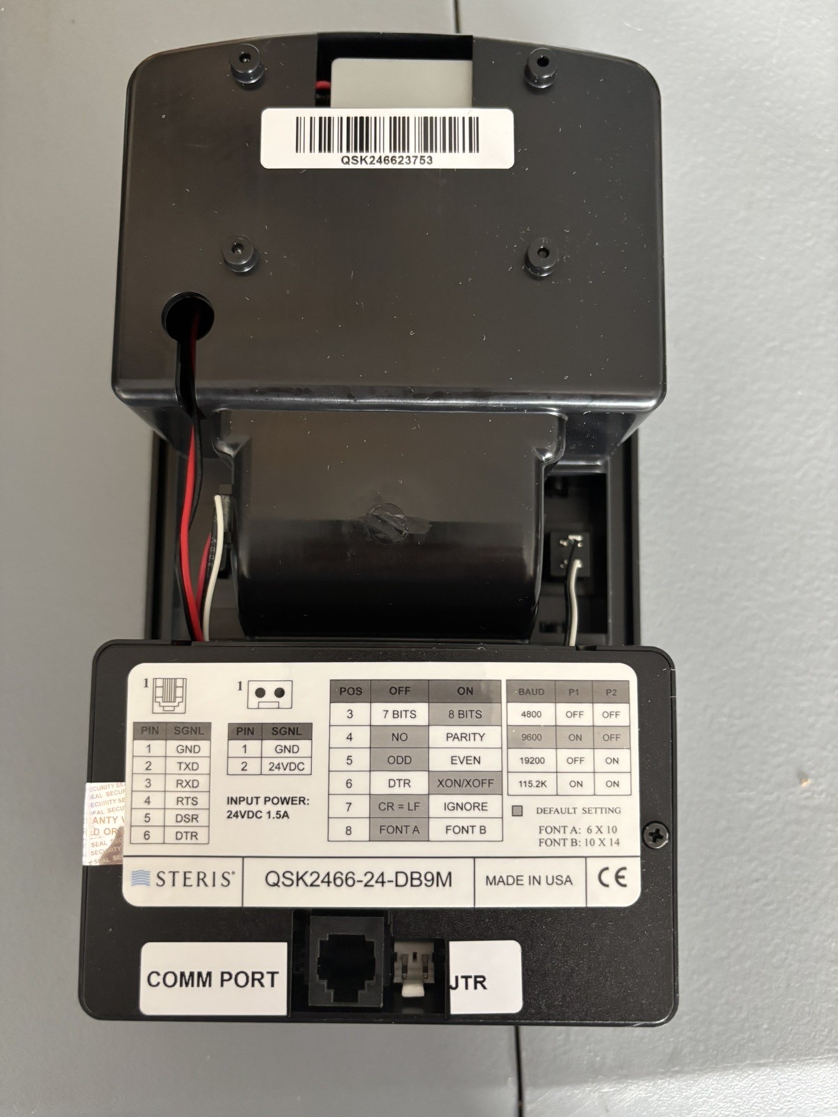 Impact Printer For Steris Sterilizer Part P146676169 Used EXCELLENT CONDITIONS