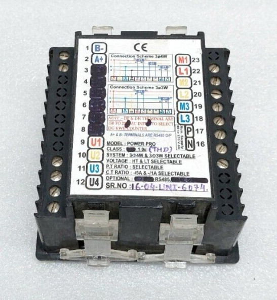 POWER PRO LOAD MANAGER TRINITY USED SR.NO.16-04-LINI-6074 INFINITY POWER PRO