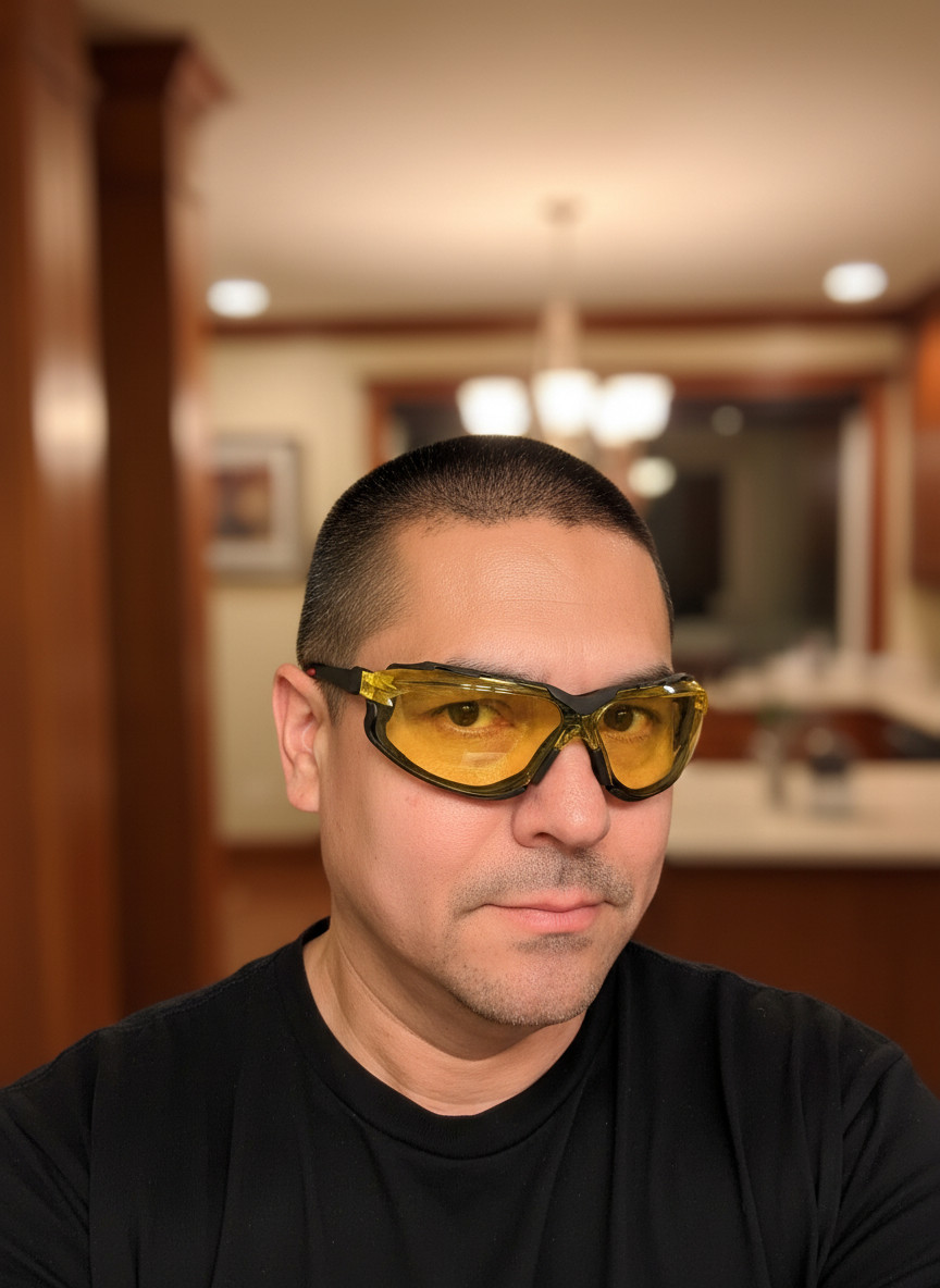 Falcon Safety Glasses with Removable Foam Lined Gasket and UV Protection