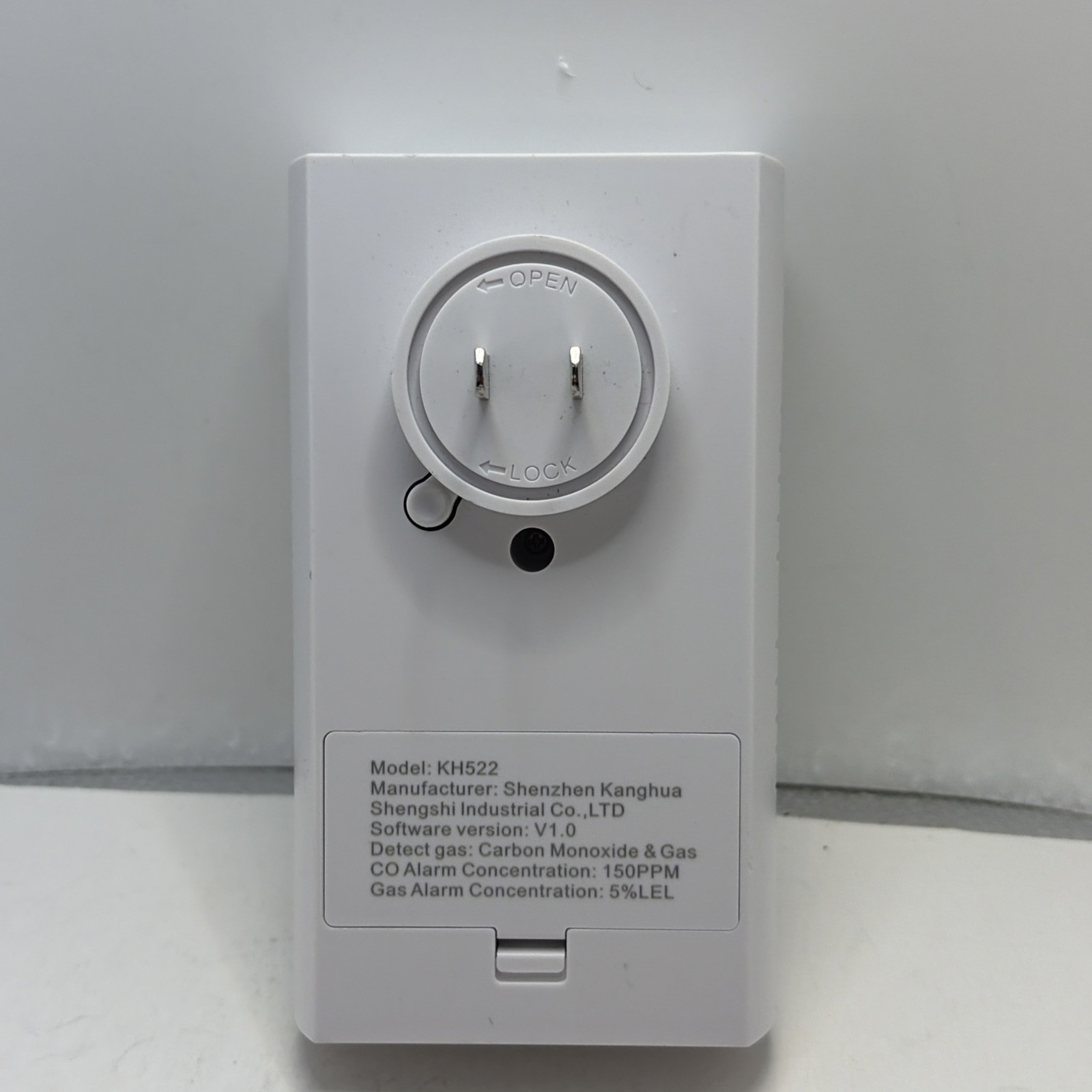 KH-522 Carbon Monoxide & Gas Detector Alarm – Home Safety – Open Box