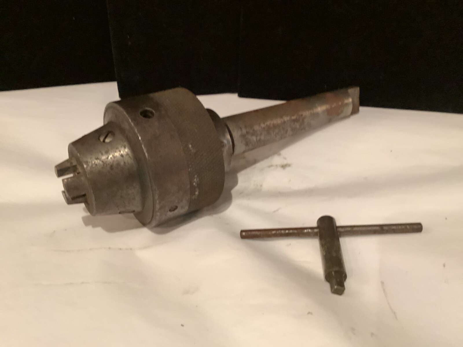 AUTHENTIC SIGNED SKINNER CHUCK CO. NO 23 GEARED PATTERN NEW MODEL DRILL CHUCK NR