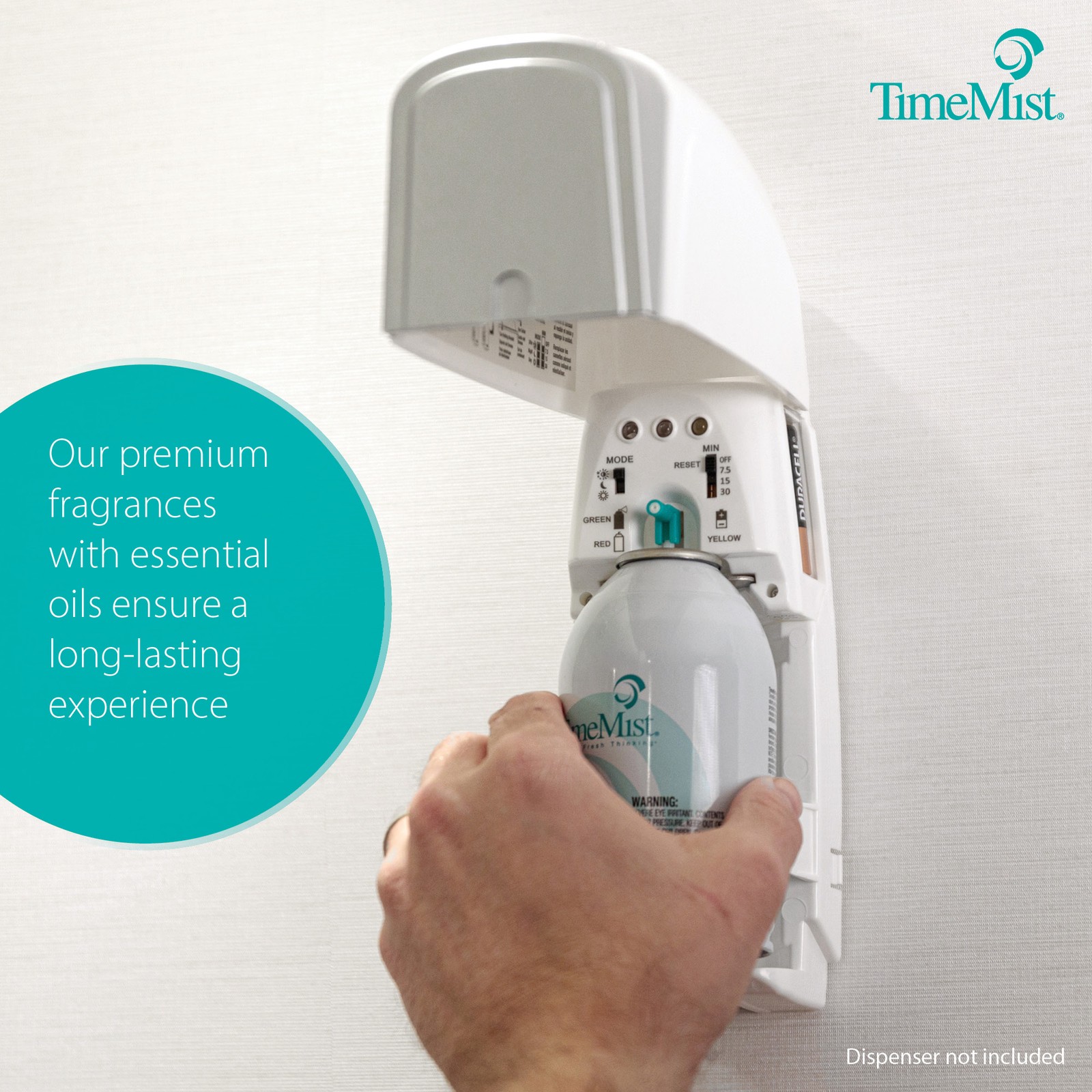 TimeMist Classic Metered Aerosol Fragrance Dispenser (Case of 6) + TimeMist Air