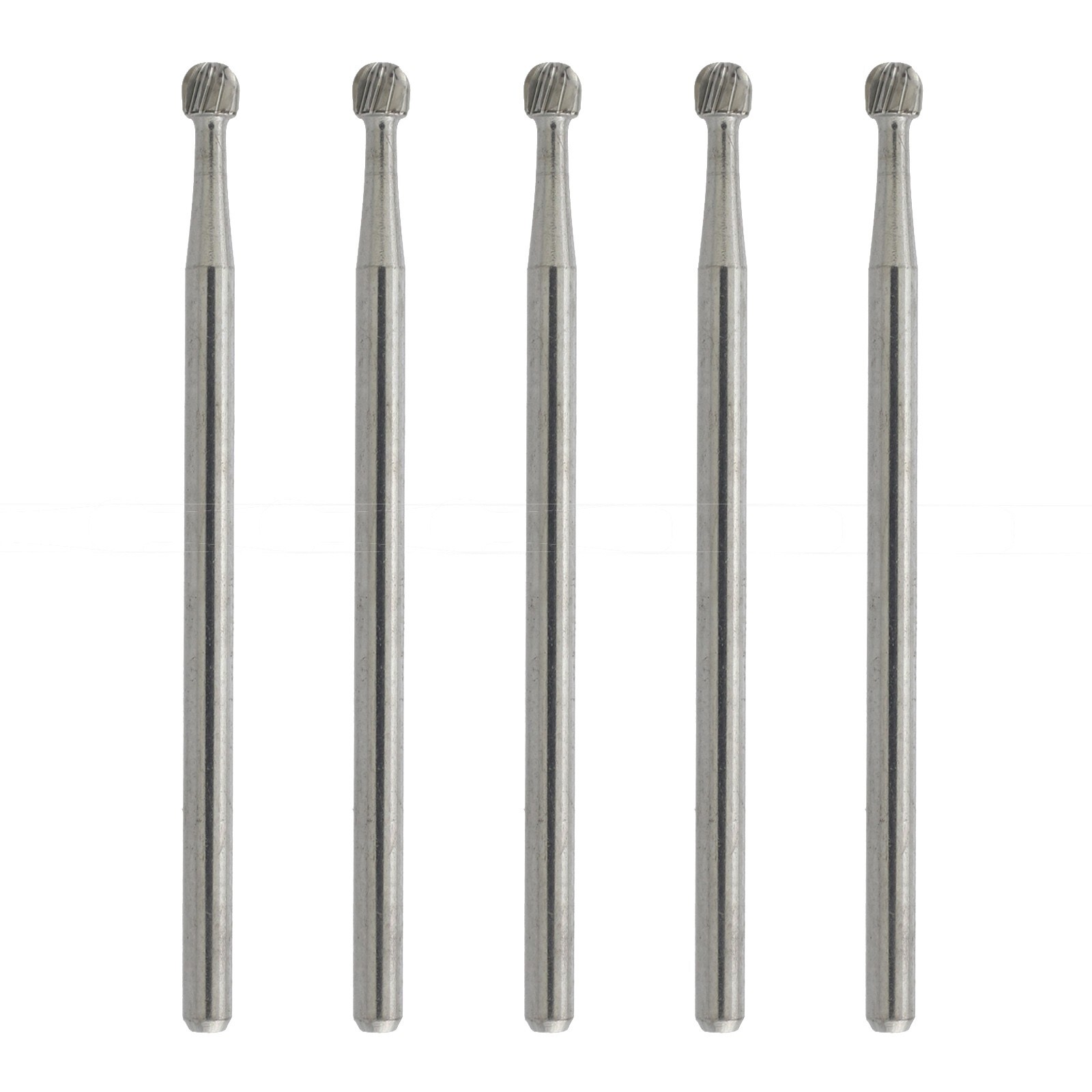 WAVE Dental Carbide Burs Straight Handpiece Bur Round HP #1/4 4 6 8 10 44.5mm