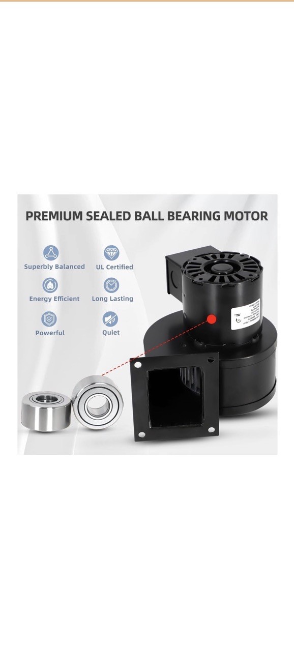 Centrifugal Blower Motor 115V Replacement For Fasco B75 DAYTON 1TDP1 4C004