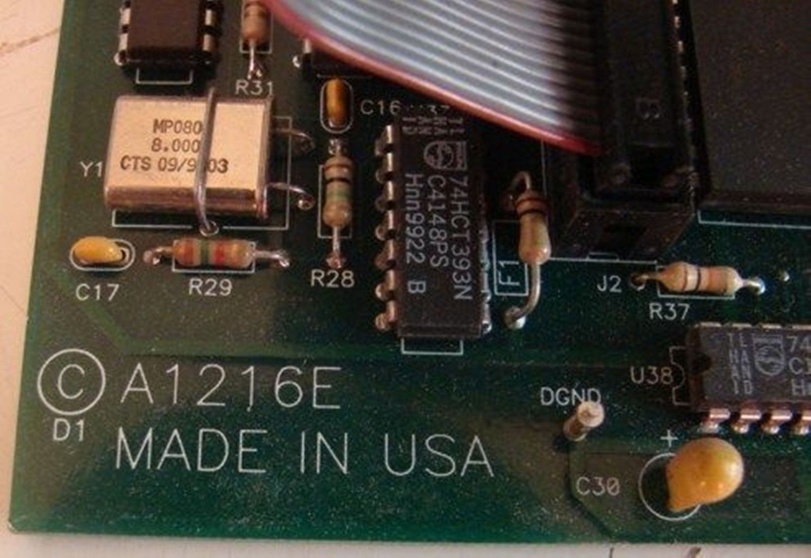 Acces A1216E Rev D Analog and Digital I/O Card