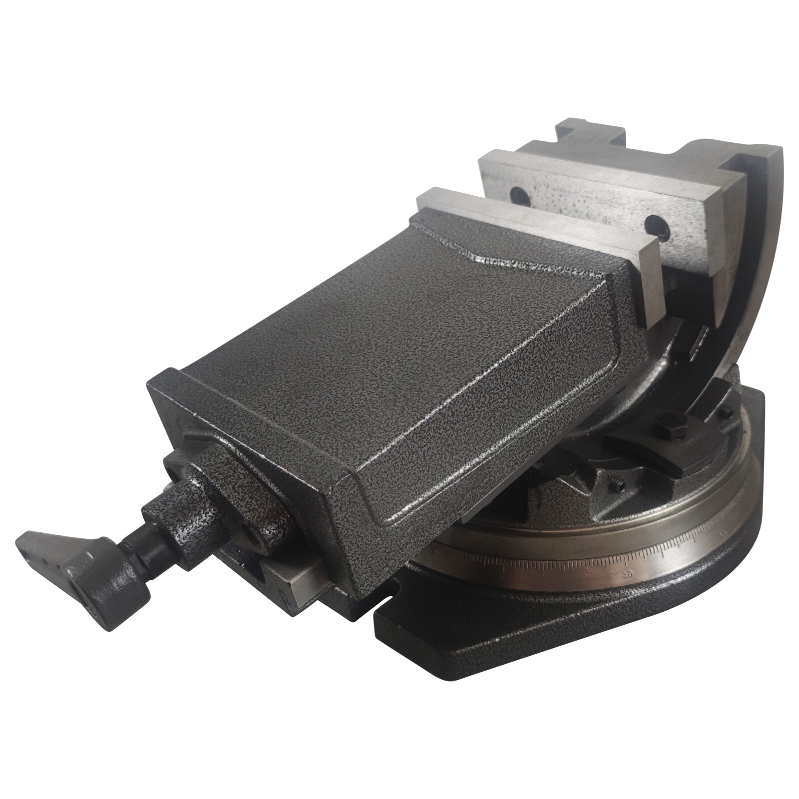 5 Inch Tilting and Swiveling Milling Bench Vice 0-90 Degrees Flat Vice