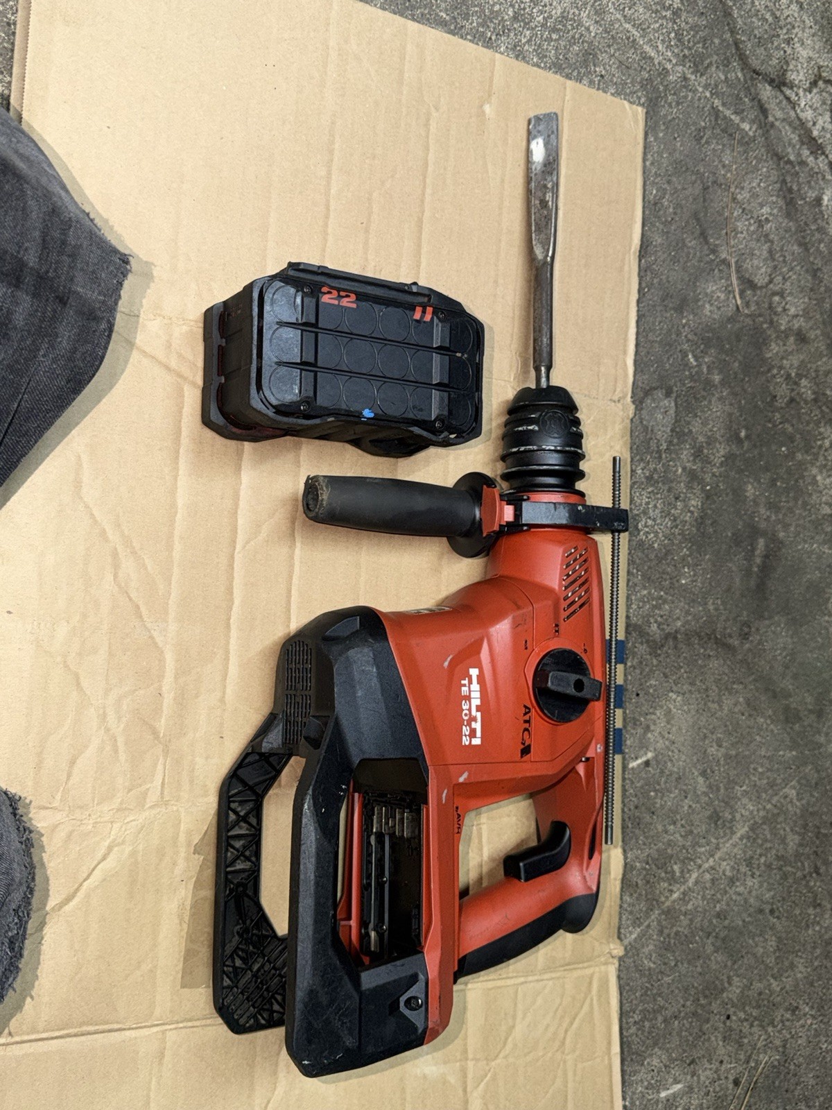 HILTI TE 30-22 NURON ATC & AVR Cordless Rotary Hammer Drill/B 22-255 Li-ion BATT