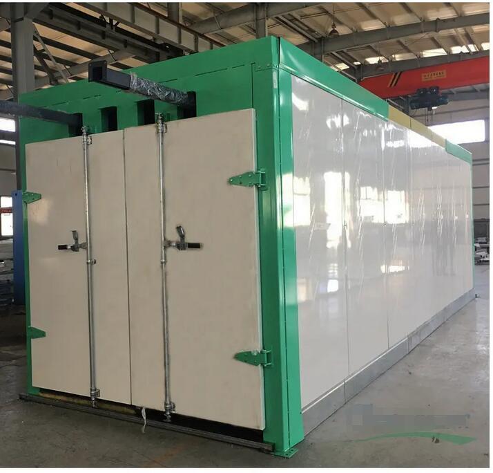 Large high-temperature thermal cycle baking drying paint oven track Negotiable