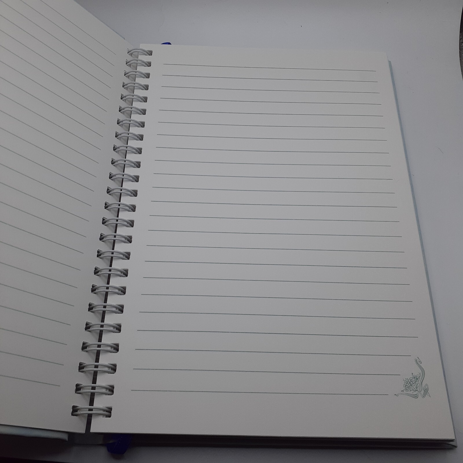 Blank Book Journal Rhapsody LTD English Tea Spiral Spring Floral 8.5″x6″ Gift