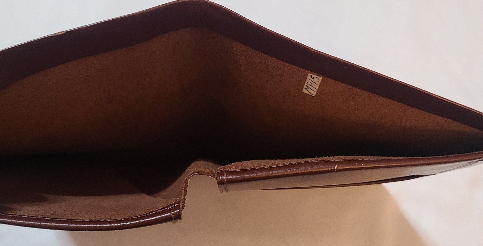 Kam Lung Brown Leather Wallet Passport Organizer Credit Card Holder Hong Kong