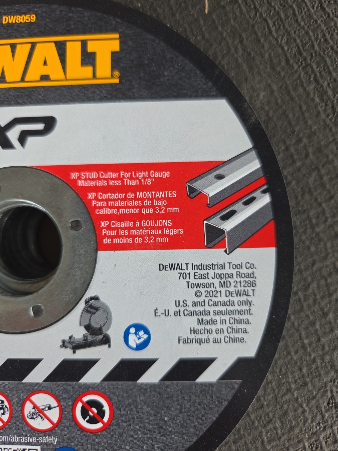 Dewalt Chop Saw Blades DW8059- 14″ X 7/64″ X 1″ 10 Pack