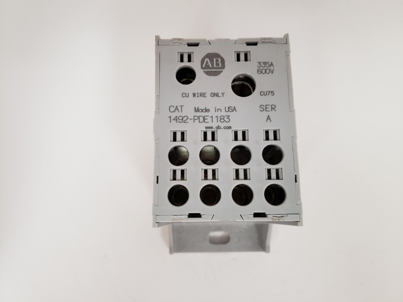 ALLEN BRADLEY 1492-PDE1183 POER DISTRIBUTION BLOCK 335A 600V SER A