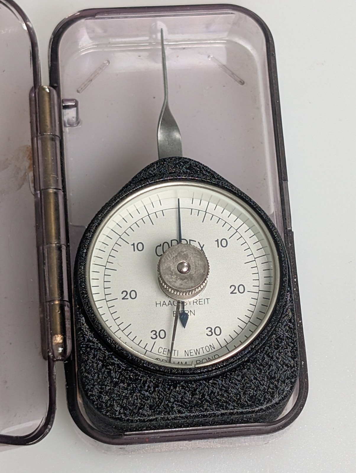 Correx 0 to 30 grams/centinewton Tension Gauge Used Excellent Condition