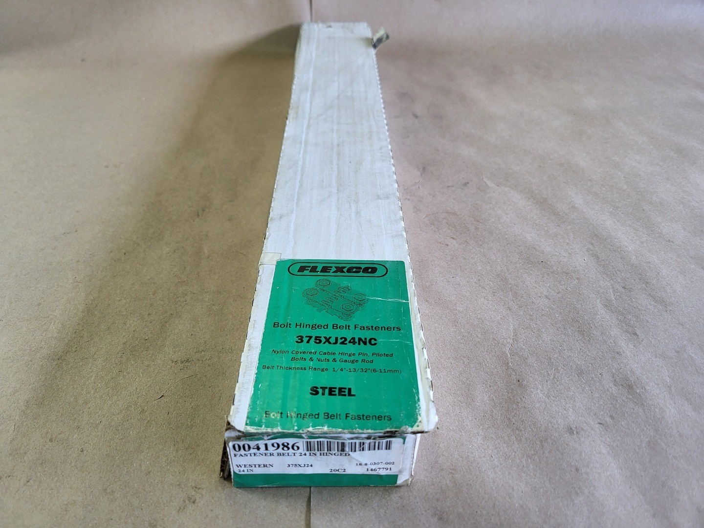 SURPLUS NEW FLEXCO 375XJ24NC Bolt Hinged Belt Fastener