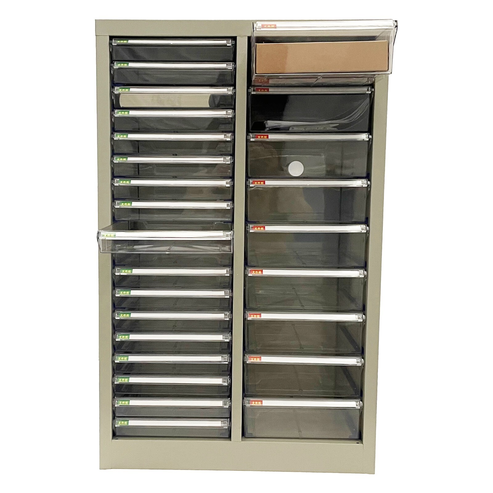 27 Drawers File Cabinet Office Storage Organizer Cabinet Medium+Large Drawer