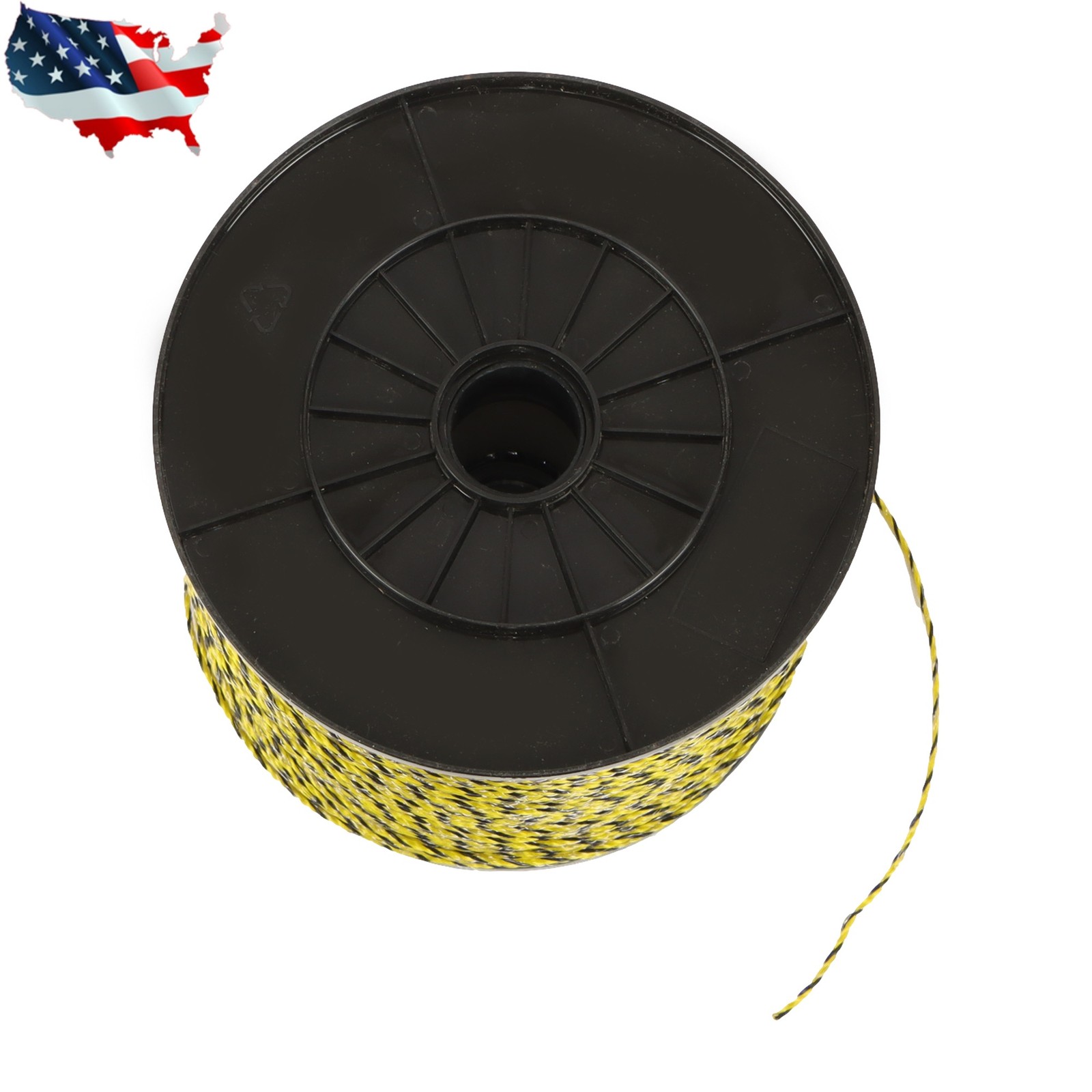 Electric Fence Wire, 3500Ft 1/8″ , Polywire fit for Portable Livestock Fencing
