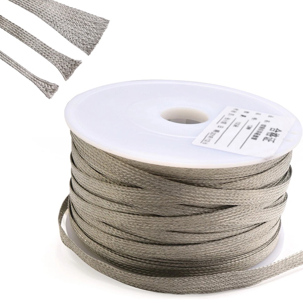 Tinned Copper Metal Shielding Braided Sleeving 2mm 4mm 6mm 8mm 10mm 12mm to 28mm