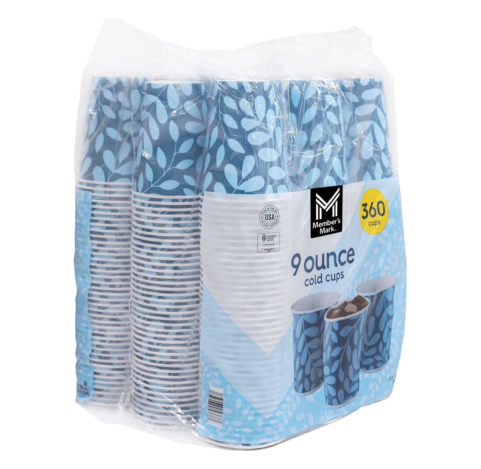 Member’s Mark Printed Paper Bath Cold Cup 9 oz., 360 ct.