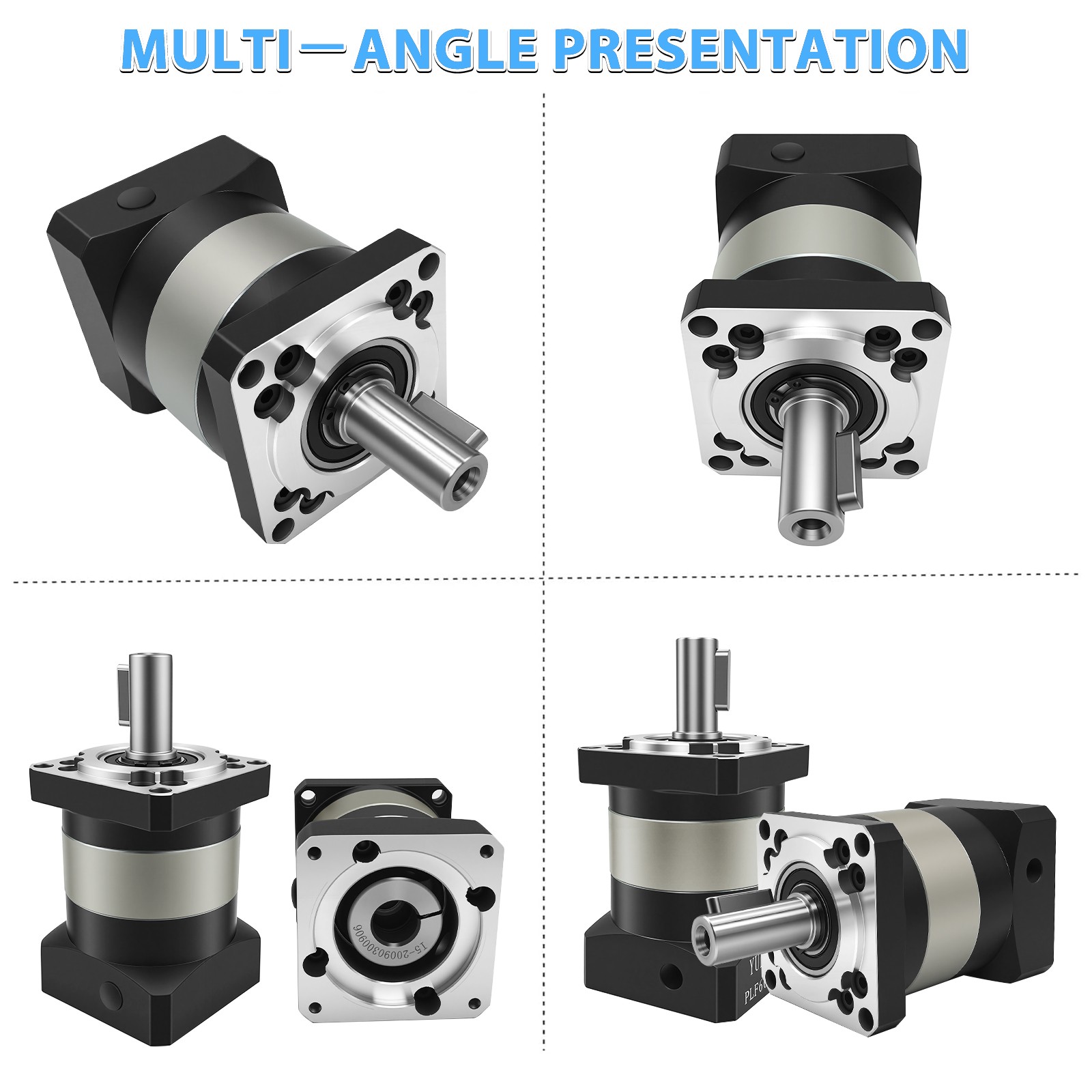 Planetary Gearbox Reducer Gearhead Nema23 High Torque 8mm Input Ratio 5~100:1