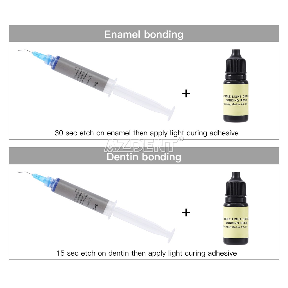 Dental Etch light-curing adhesive Dentin Enamel Resin Bonding Adhesive