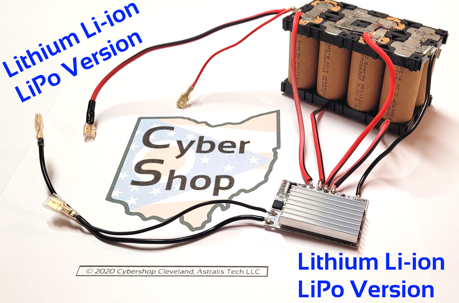 4S 100A 12V 16.8V Li-ion Lithium BMS LED Heatsink Battery Balance