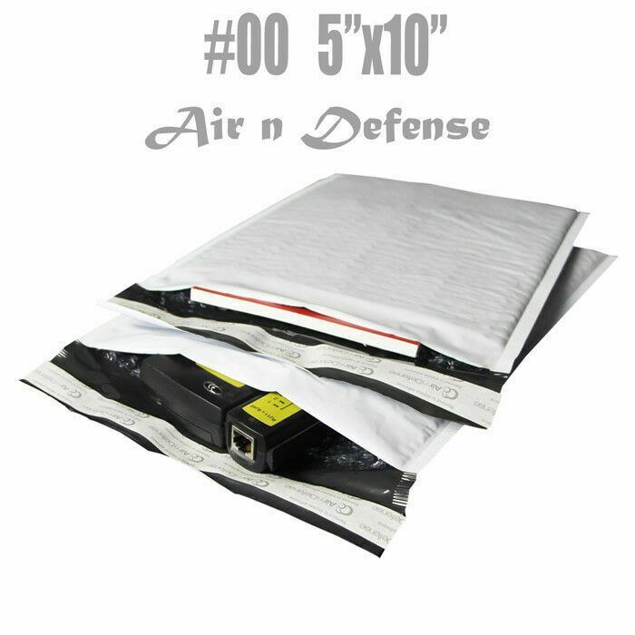 #00 5×10 Poly Bubble Padded Envelopes Mailing Mailers Shipping Bags AirnDefense