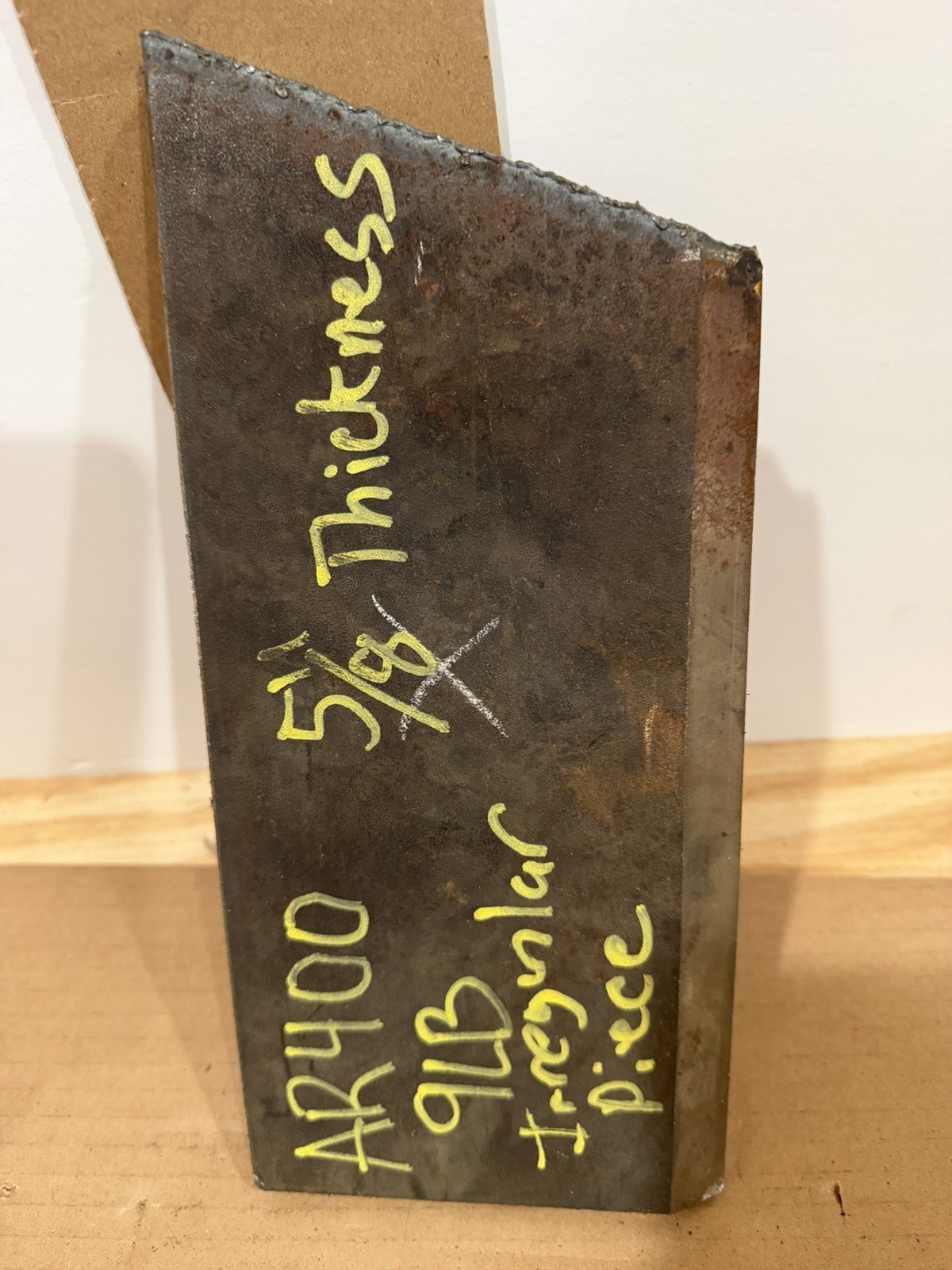 Irregular Piece of Abrasive Resistant Steel Plate – AR400 – 5/8” Thickness