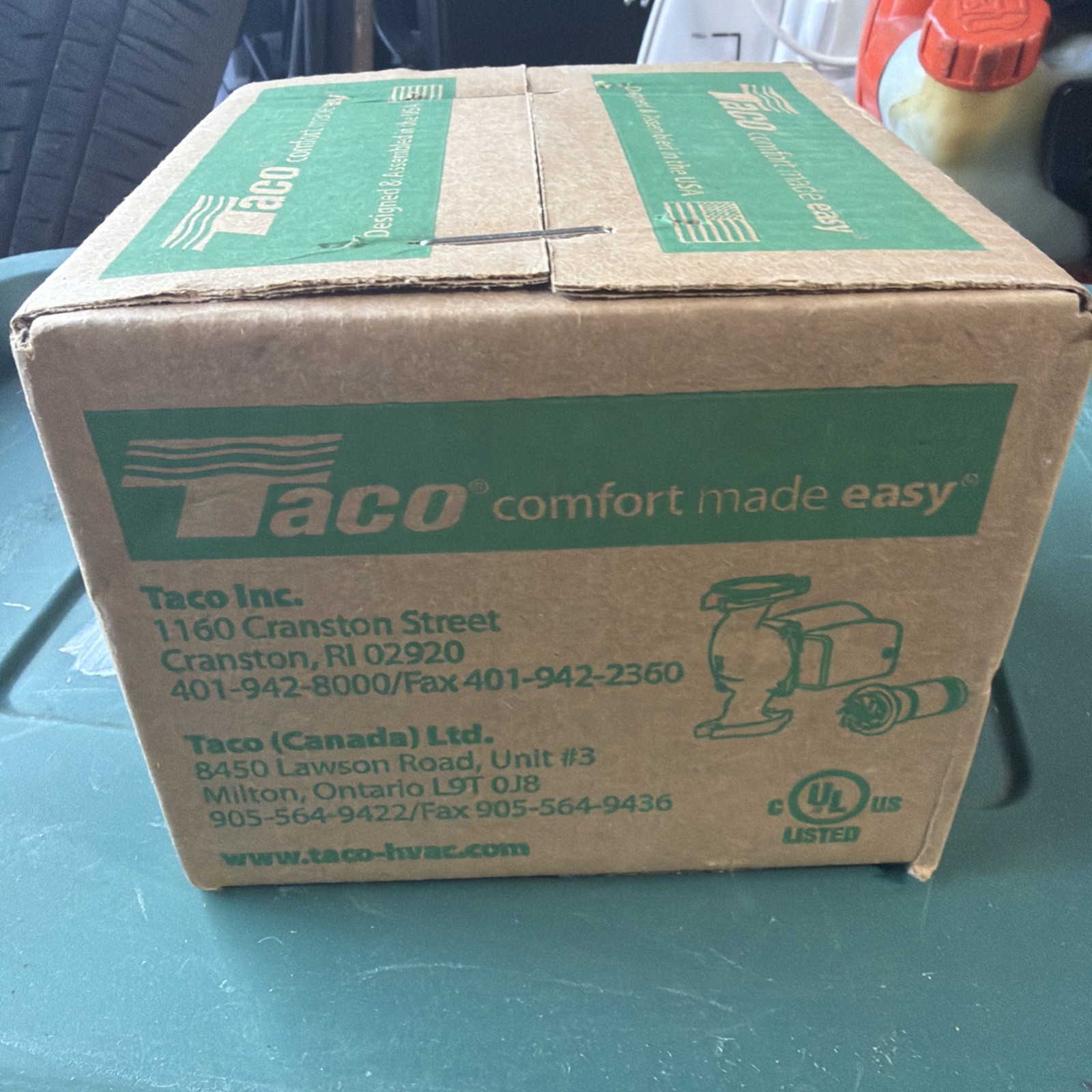 Taco 007-F5 Cast Iron Circulator, 1/25 HP