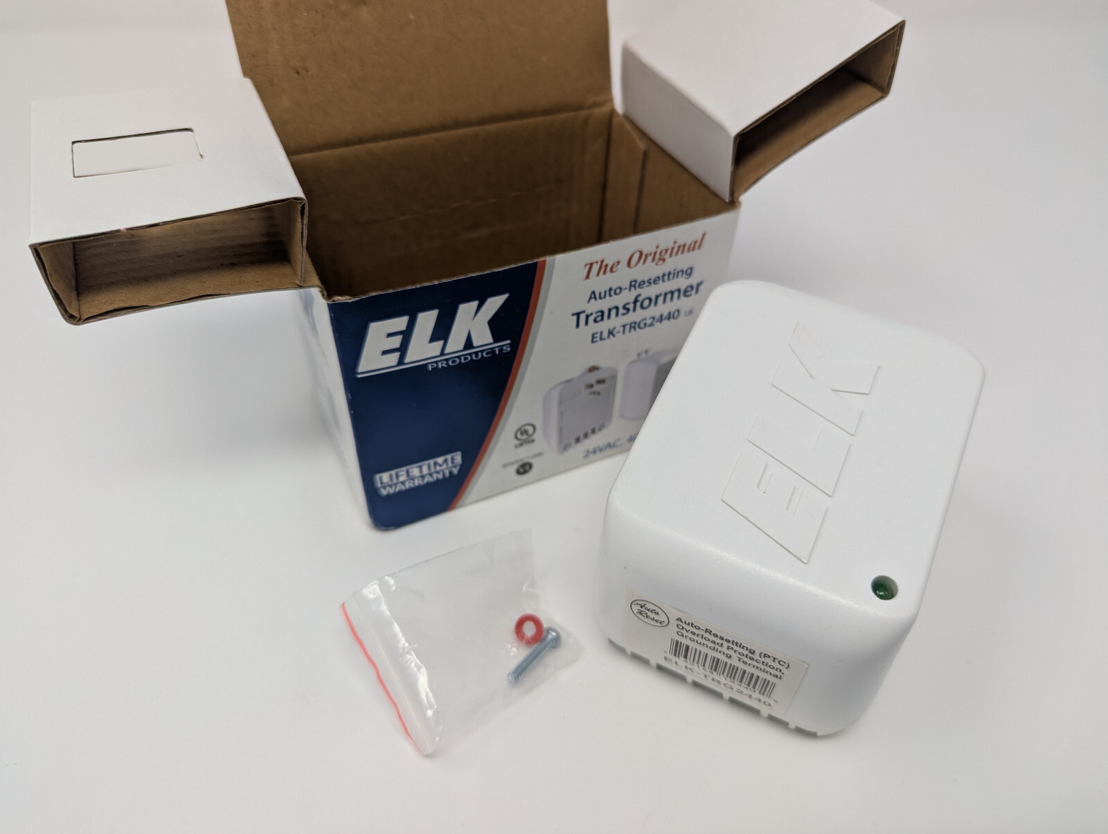 ELK-TRG2440 L6 Auto-Resetting Transformer 24VAC 40VA (NEW IN BOX)