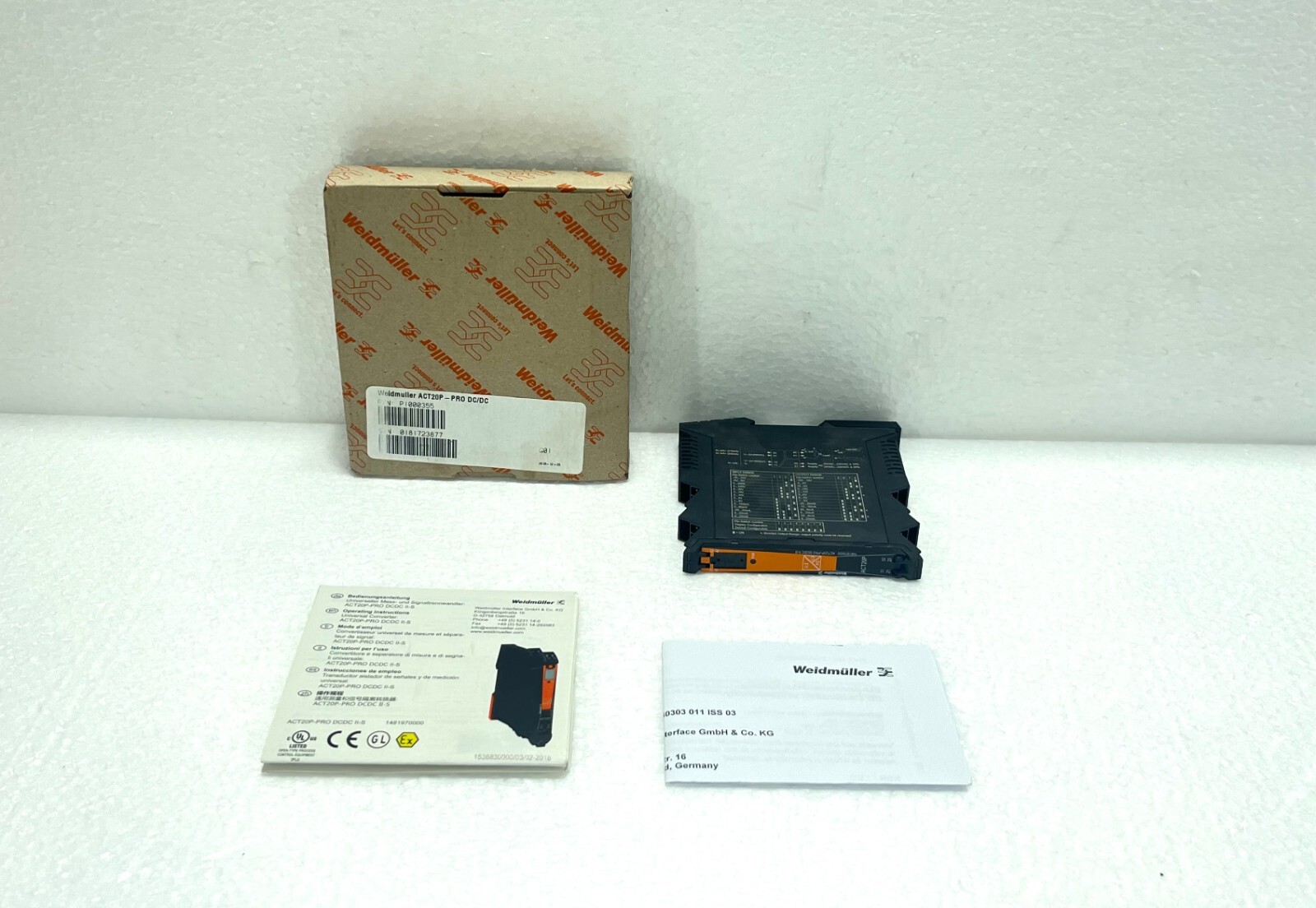 Weidmuller ACT20P-PRO DCDC II-S Signal Converter