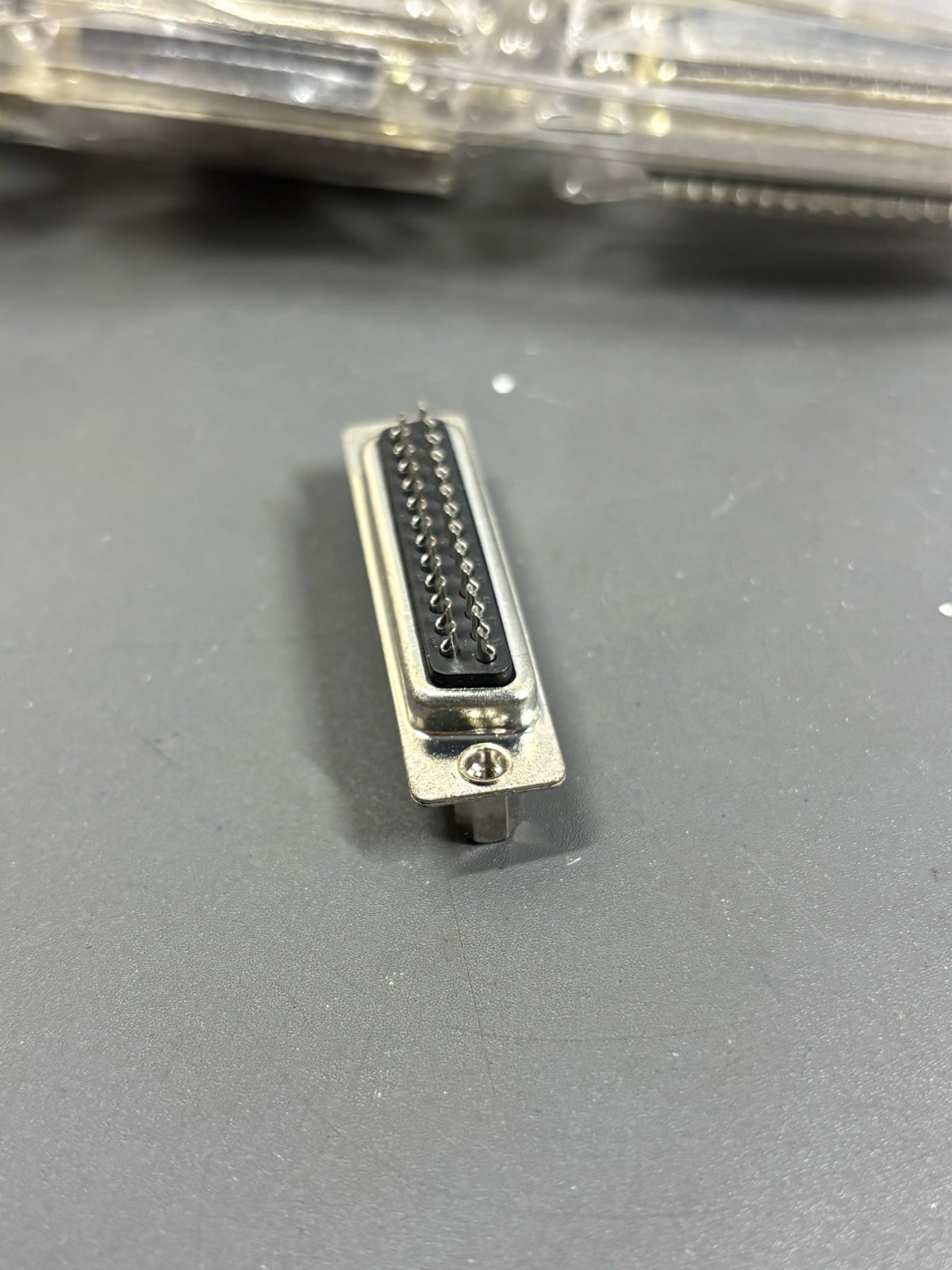 48 PCS DB25 Female Panel Mount D-Sub Connectors 25 Pin Solder Type Serial Port