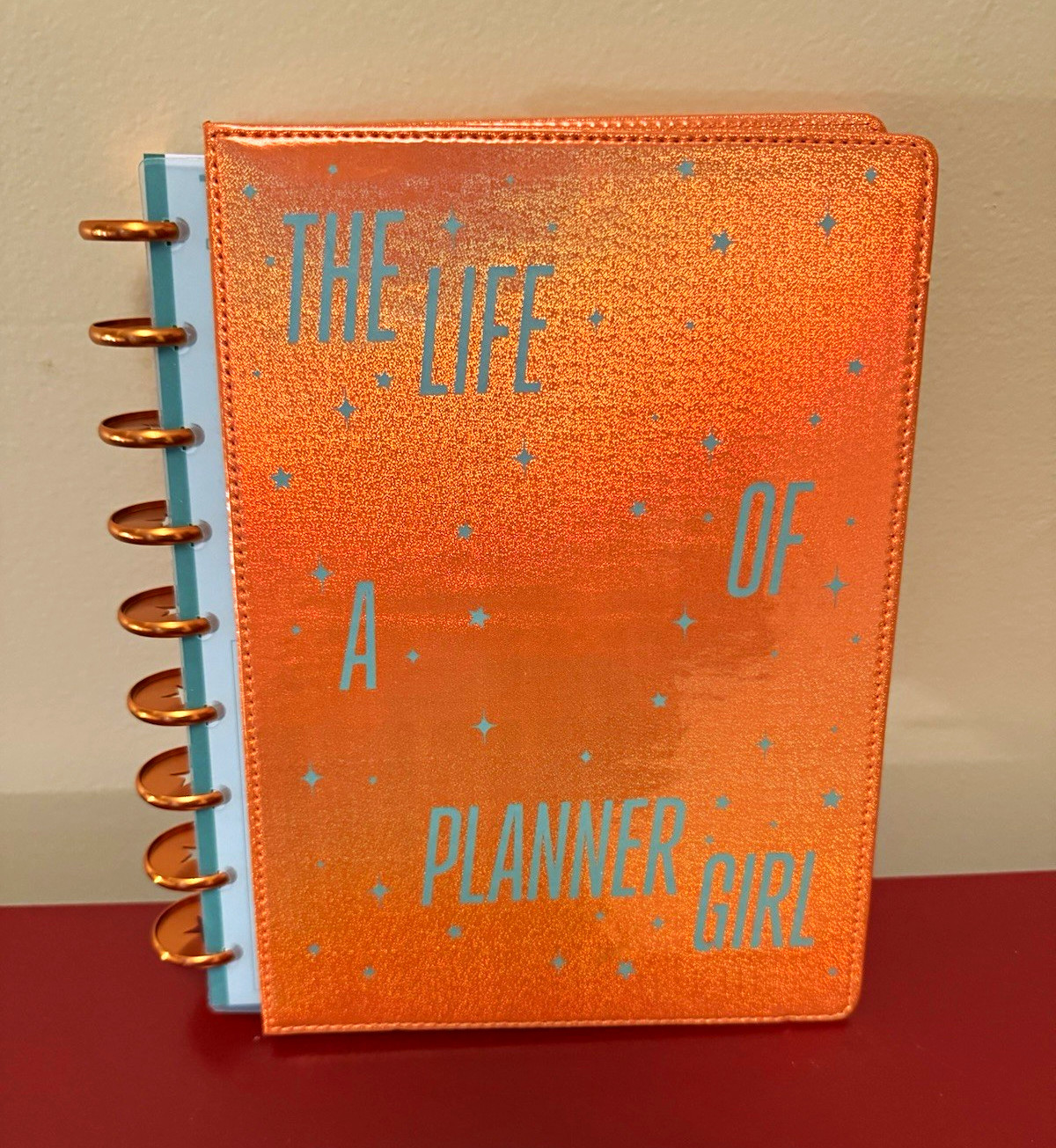 The Life of a Planner Girl (Taylor Swift) Happy Planner, Orange Cover, 200 Pages