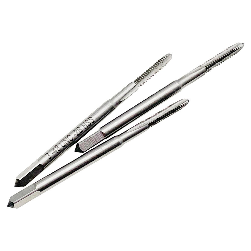 3X 3 x 48 Tap Set 3×48 Thread 3 Flutes 3-48 Hand Threading Tap Tool 3 – 48