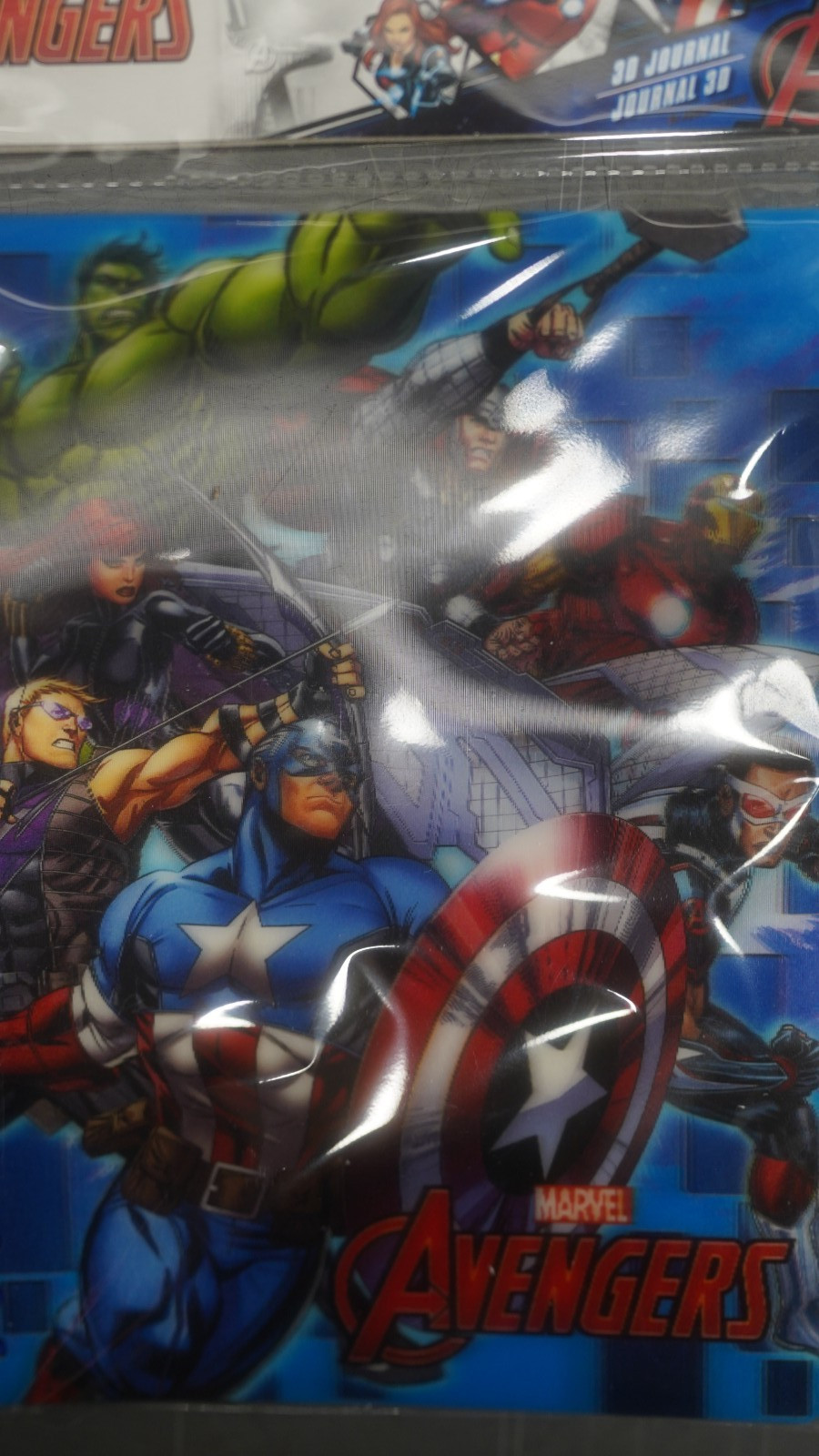 MARVEL AVENGERS 3D WRITING JOURNAL FOR NOTES SCHOOL OR DIARY NEW SEALED