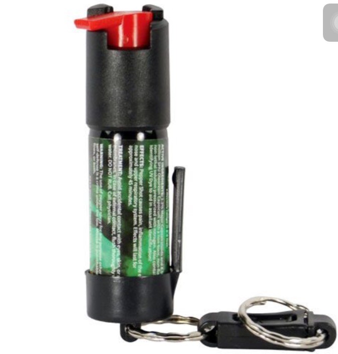ULTRA HOT Police pepper spray 1/2oz ounce Safety Lock Personal Defense Security