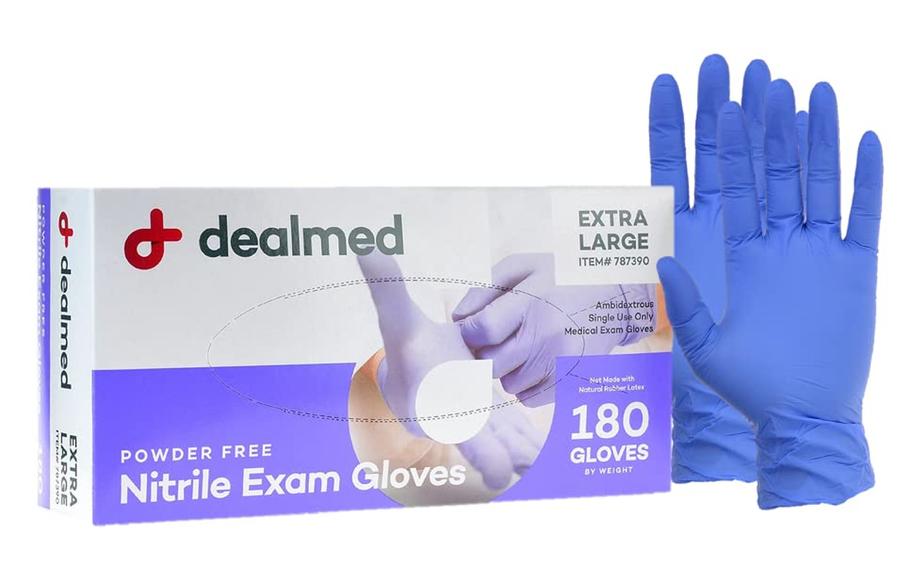 Medical Exam Gloves – 2000 Count Medium Nitrile Gloves, Disposable Non-Irritatin