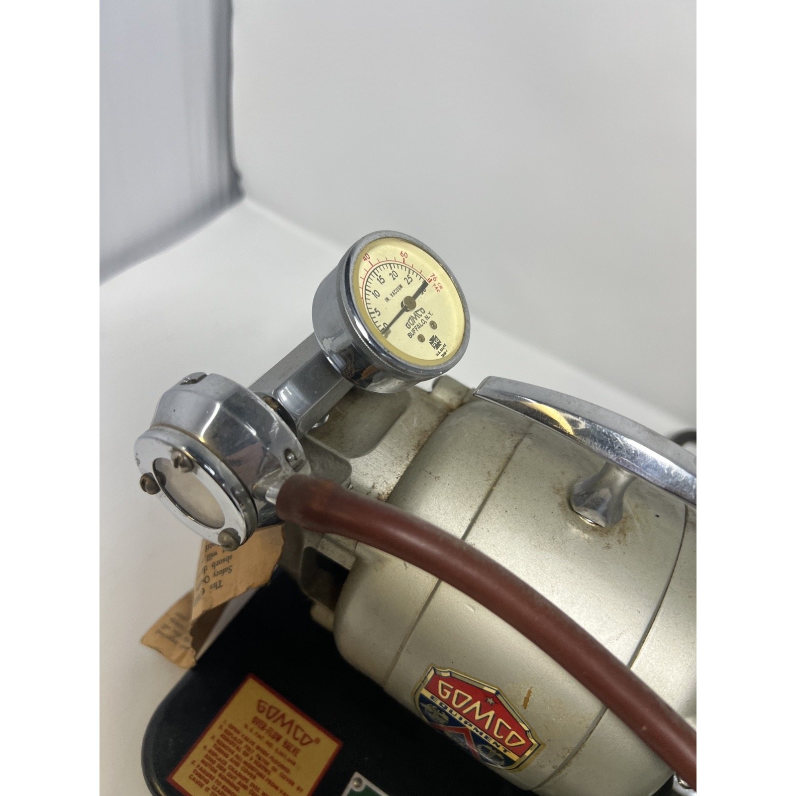 Vintage Gomco 789 Suction Aspirator Pump Vacuum w/ Glass Bottle TESTED Offers