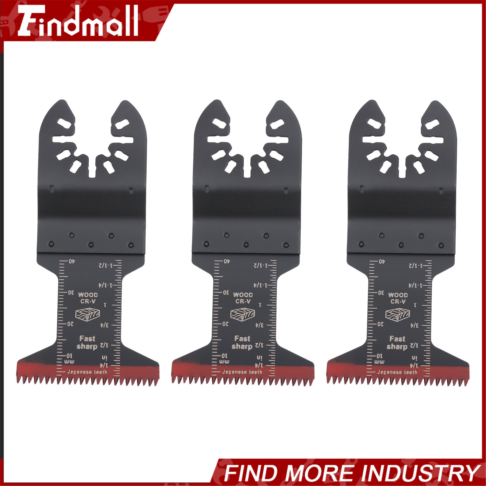 Findmall 116Piece Oscillating Tool Blades Set with Cutting & Sanding Pads
