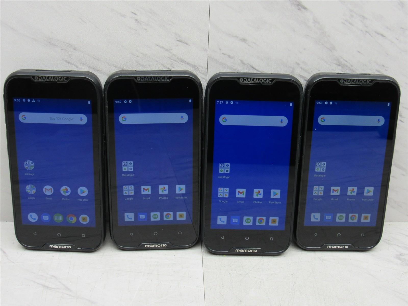 4 LOT Datalogic Memor 10 Mobile Computer 944350004 Android 10 + 9 with Battery