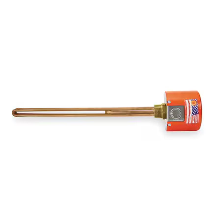 Tempco Tsp01410 Screw Plug Immersion Heater, 21-1/5 In. L