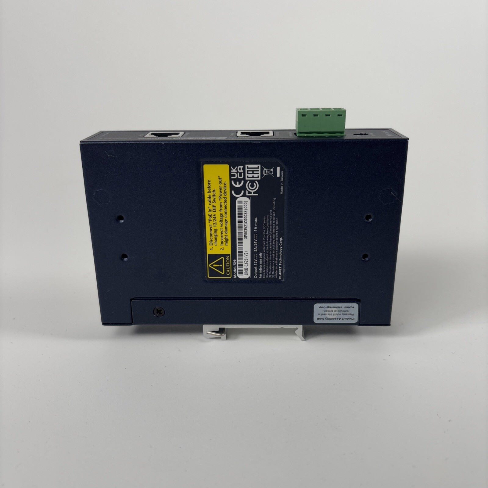 PLANET IPOE-162S / IP30 Industrial 802.3at Gigabit Splitter – Module Only