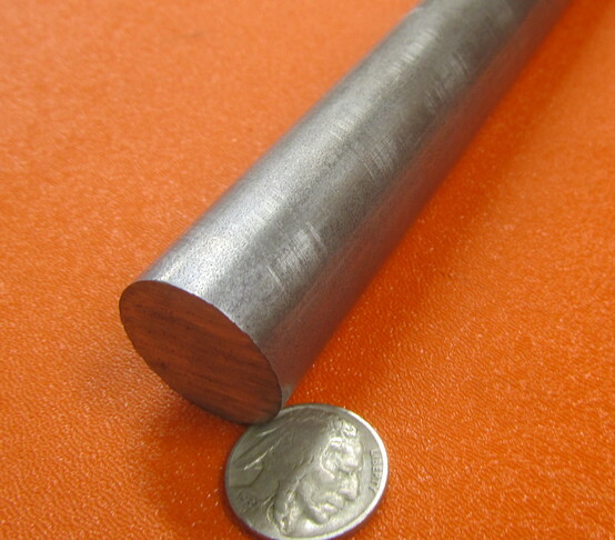 12L14 Steel Unpolished Rod Round Bar, 1.00″ Dia x 4 Foot Length