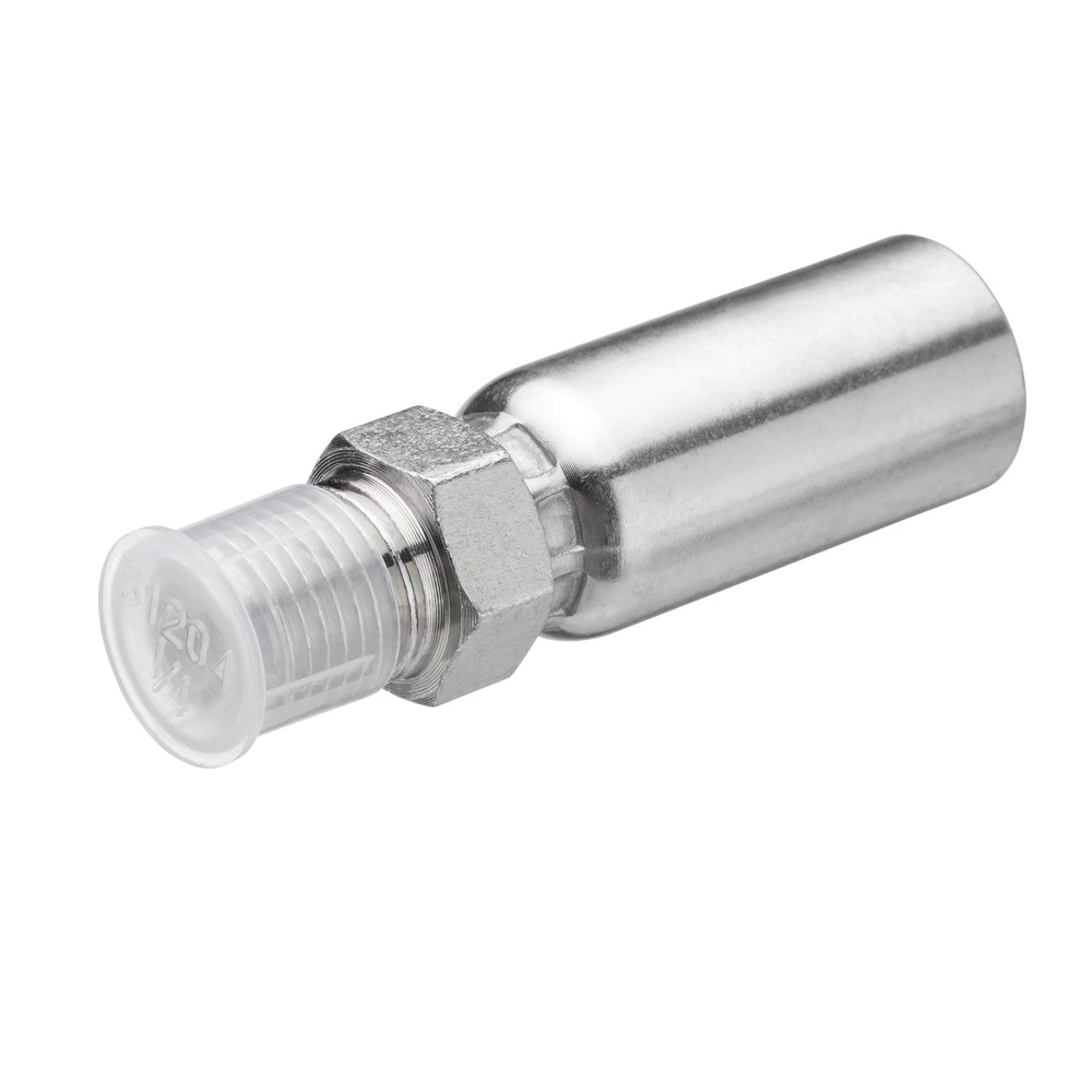 12 Pack Hydraulic Hose Fittings, 1/4″ I.D. Hose x 1/4″ NPTF Male with Protection